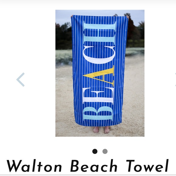 The Royal Standard, Walton Beach Towel, 34x70, NIB - Picture 2 of 4